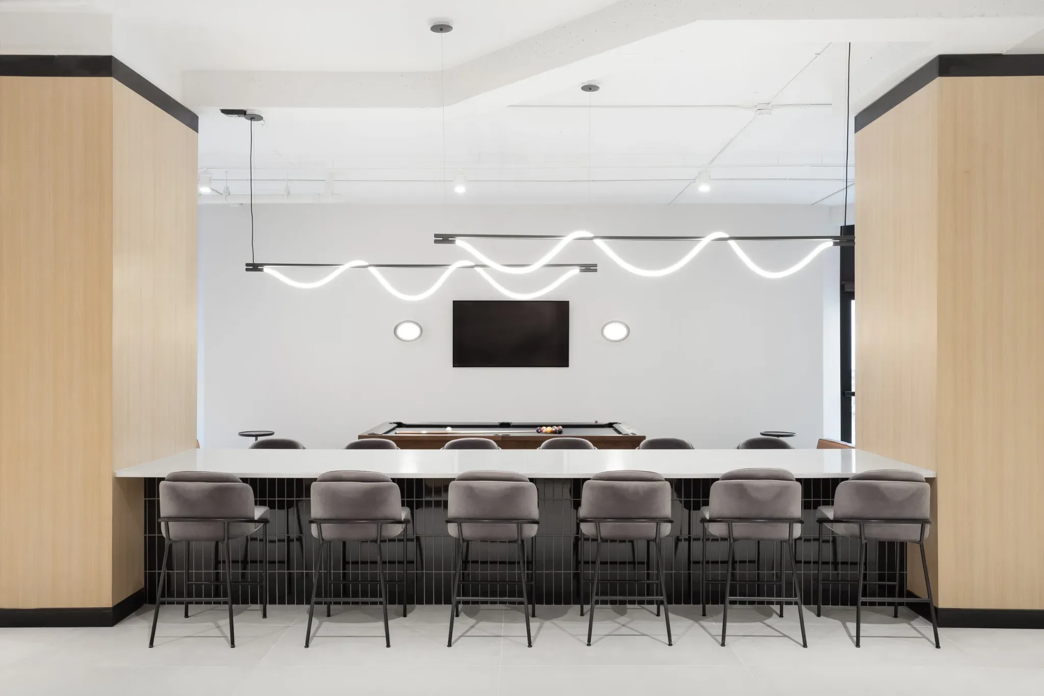 High-end common area electrical work by NGM Electric